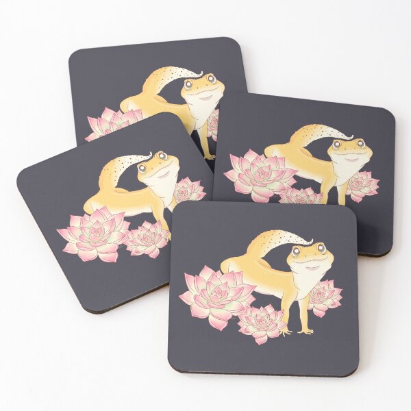 Item preview, Leopard Gecko and Succulents II designed and sold by anacecilia.