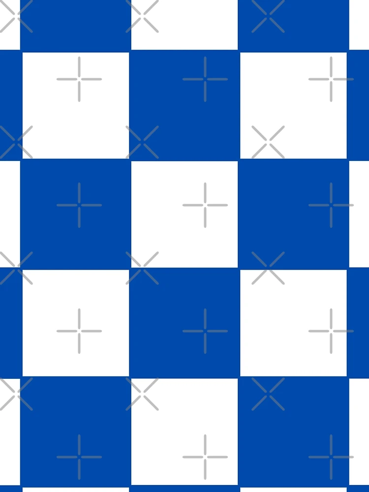 Thumbnail 5 of 5, A-Line Dress, Blue Check Pattern designed and sold by ModkMerch.