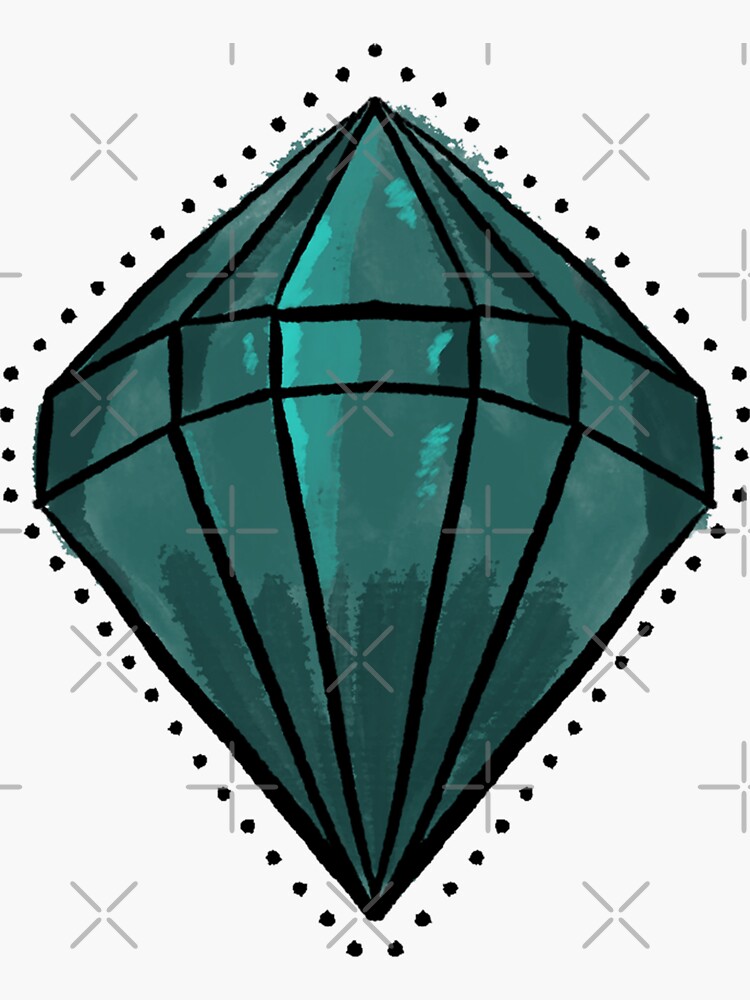 diamond Sticker for Sale by haleyerin