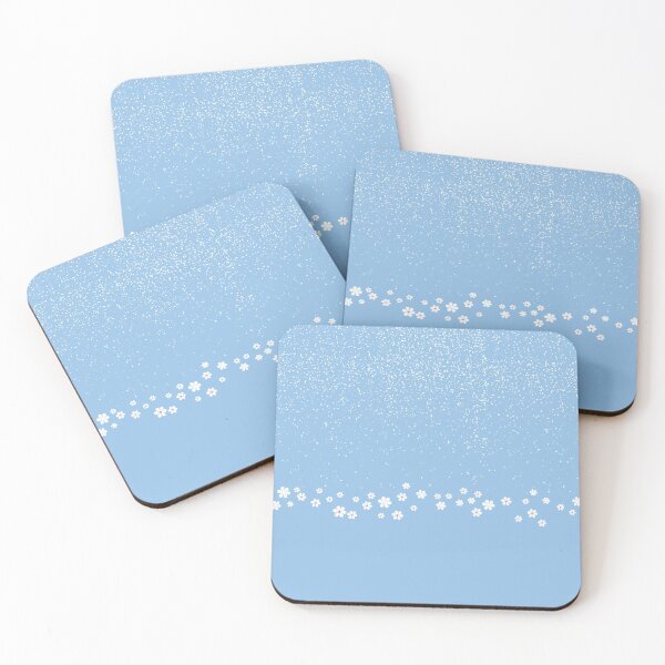 Item preview, Flowers In The Mist_Blue Background designed and sold by leBoosh-Designs.