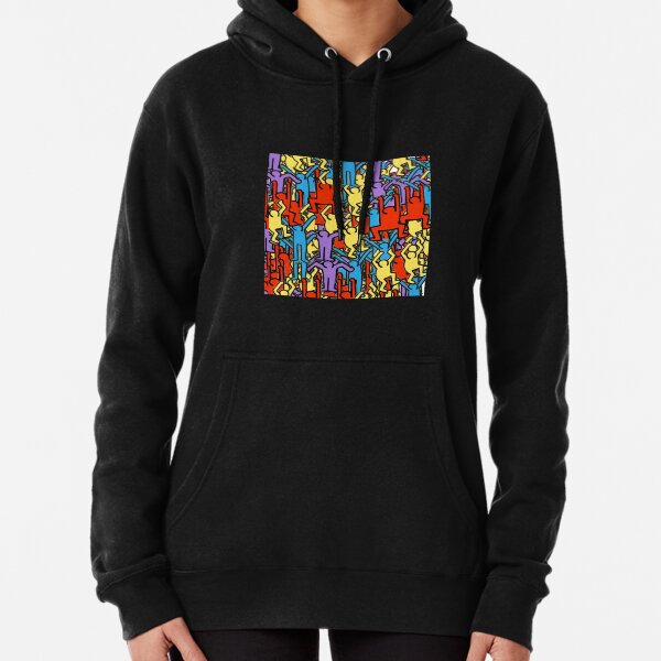 Keith haring - keith haring bailando Sudadera con capucha