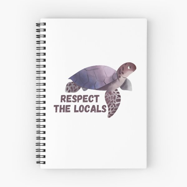 Item preview, Respect the Locals - Sea Turtle Watercolor designed and sold by KarolinaPaz.