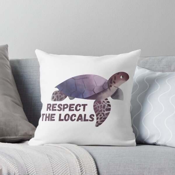 Item preview, Respect the Locals - Sea Turtle Watercolor designed and sold by KarolinaPaz.