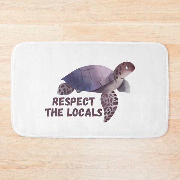 Item preview, Respect the Locals - Sea Turtle Watercolor designed and sold by KarolinaPaz.