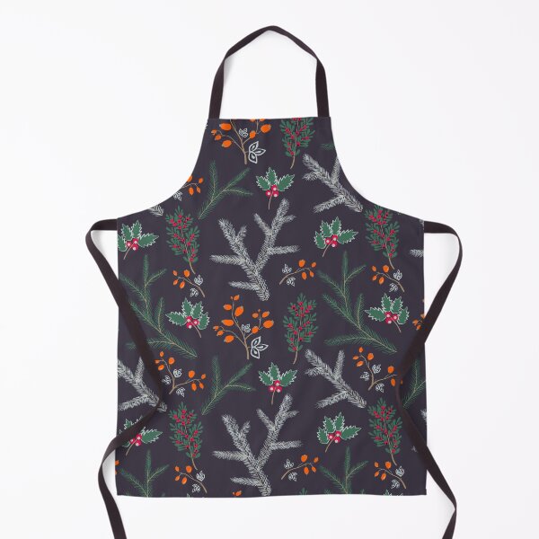 Item preview, Seamless pattern with floral branches winter christmas hand drawn texture background designed and sold by fuzzyfox.