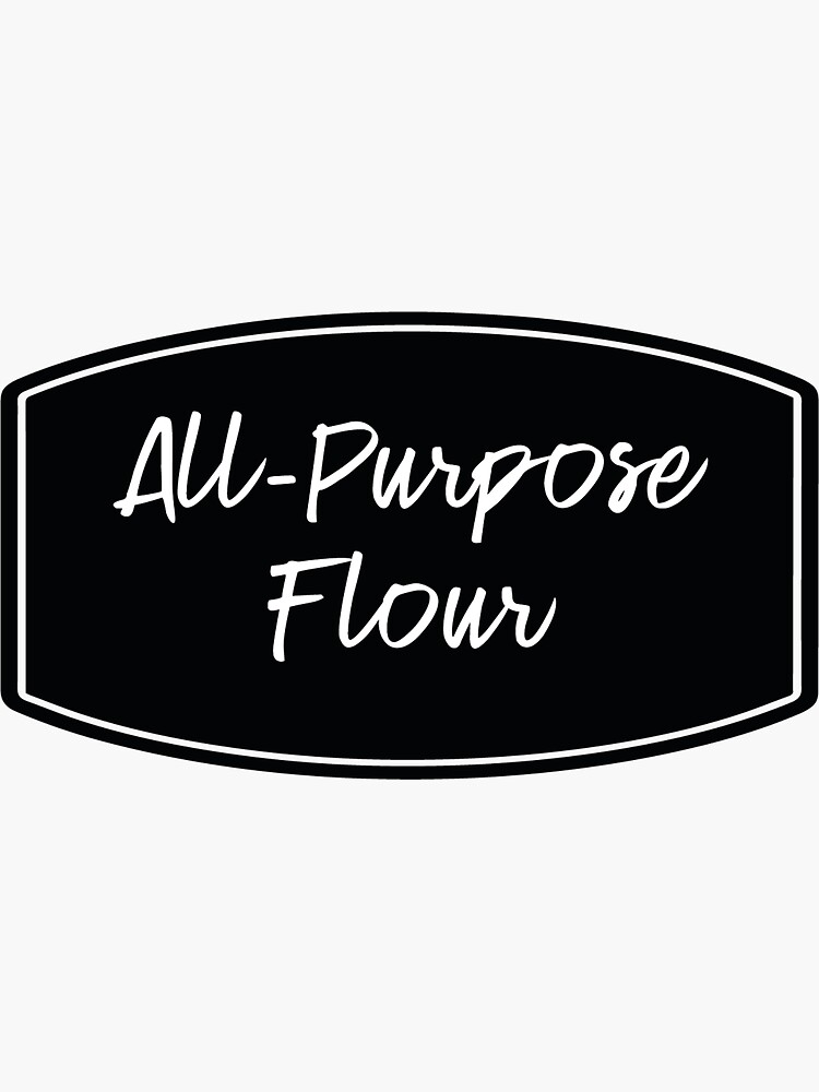 all-purpose-flour-pantry-label-sticker-for-sale-by-thesaltyginger