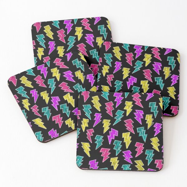 Item preview, Neon Lightning Bolts  designed and sold by lizsawyerdesign.