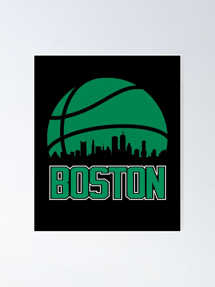 Vintage 80's BOSTON CELTICS NBA Basketball Club Center Graphic
