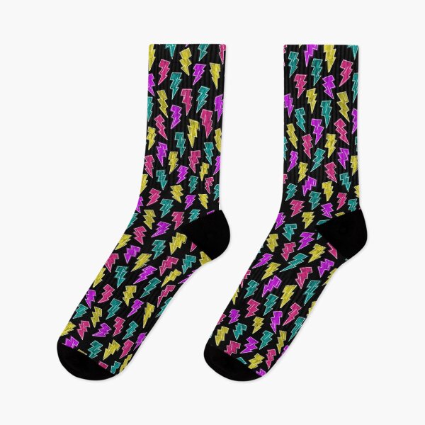 Item preview, Neon Lightning Bolts  designed and sold by lizsawyerdesign.