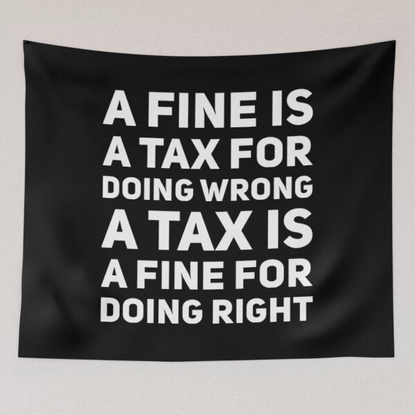 Item preview, Accountant Funny A Tax is a Fine- Gift designed and sold by MDAccount.