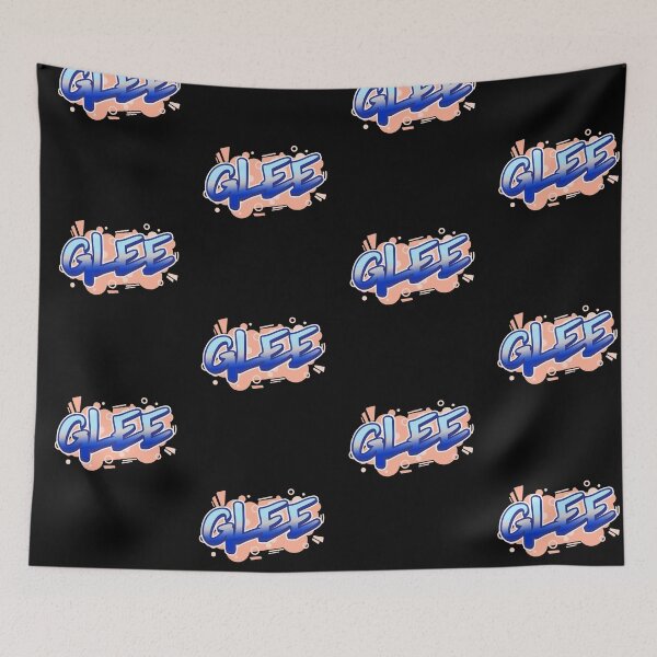 Item preview, Glee Blue Text designed and sold by Life Is Beautiful.