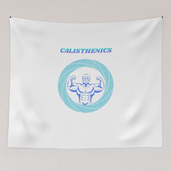 Item preview, Calisthenics Flexing Fitness and Crossfit tee designed and sold by SacredsDesigns.
