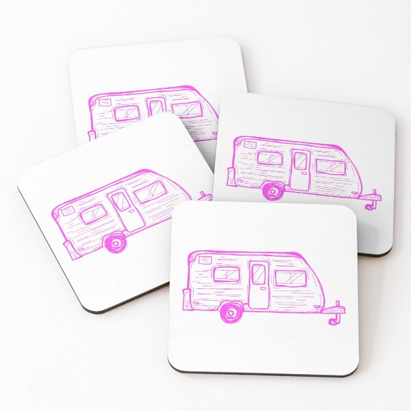 Item preview, Hot Pink Camper designed and sold by LadyMayDesigns9.