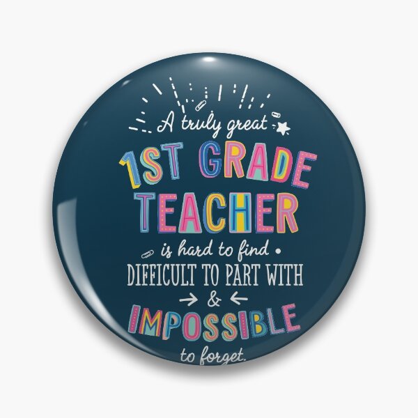 Item preview, A truly Great 1st Grade Teacher Gift - Impossible to forget designed and sold by betternotes.