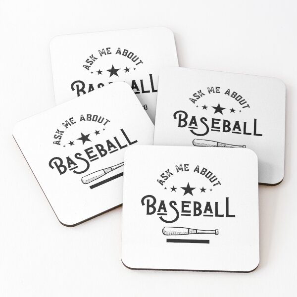 Item preview, Ask Me About Baseball  designed and sold by Sutra-Lotus-Co.