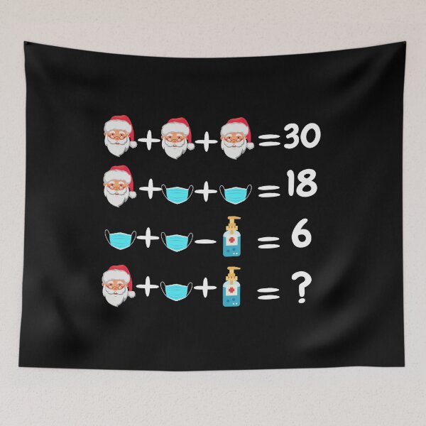 Item preview, Christmas Math Quiz designed and sold by crazy merchs.