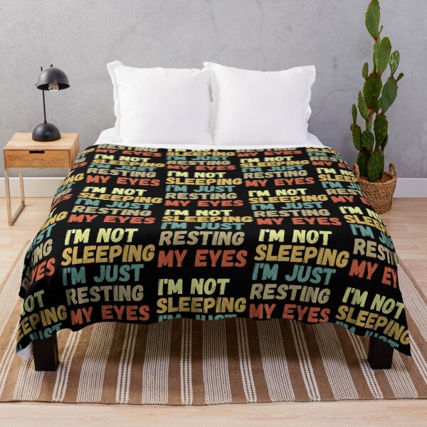 Item preview, I'm Not Sleeping I'm Just Resting My Eyes designed and sold by inmyzone.