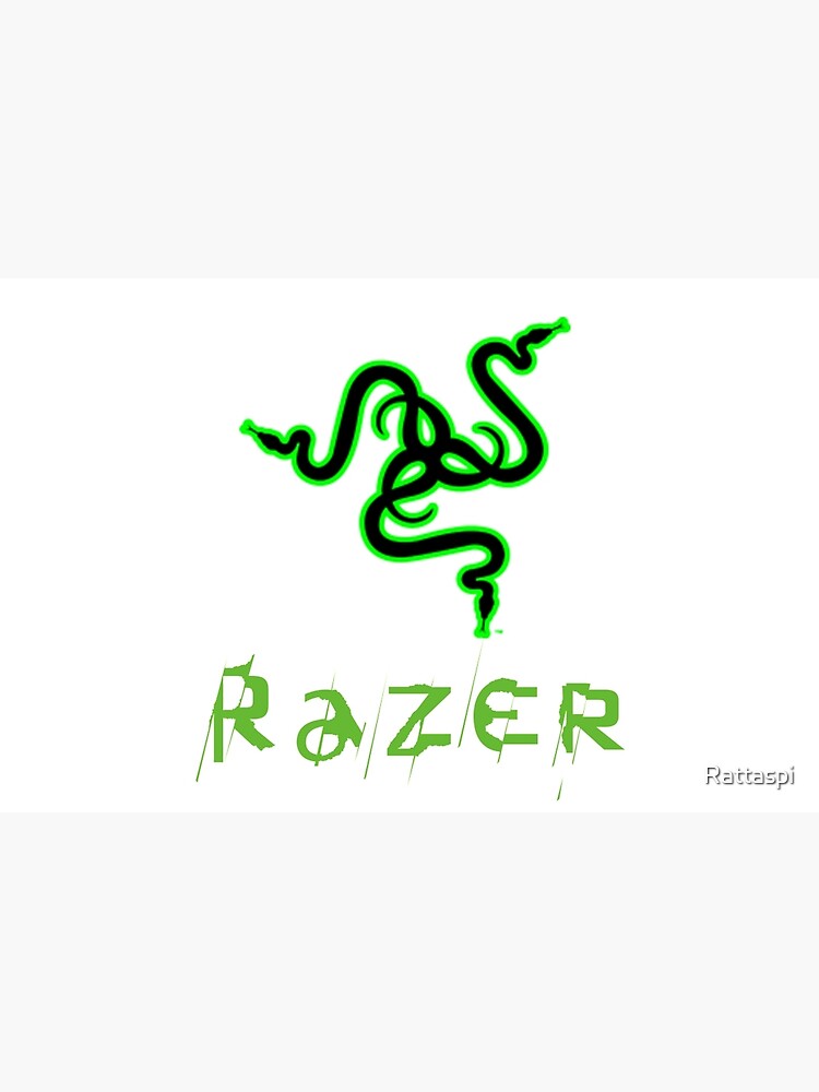 razer logo laptop skin by rattaspi redbubble redbubble