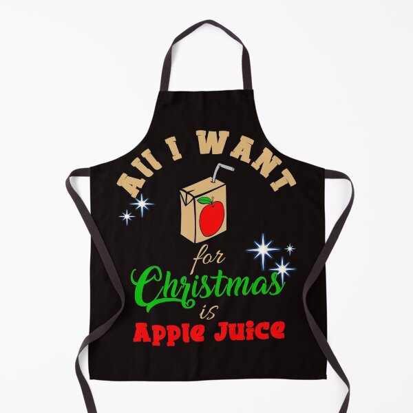 Item preview, All I Want For Christmas Is Apple Juice - Funny Apple Juice and Christmas Stars Gift Ideas designed and sold by leo121687.