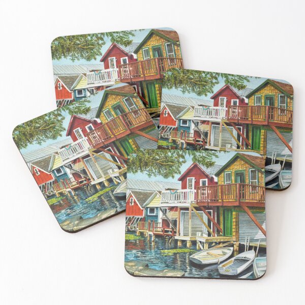 Item preview, Canandaigua Lake Boathouses, Canandaigua Lake, NY designed and sold by Daniel Carnevale.