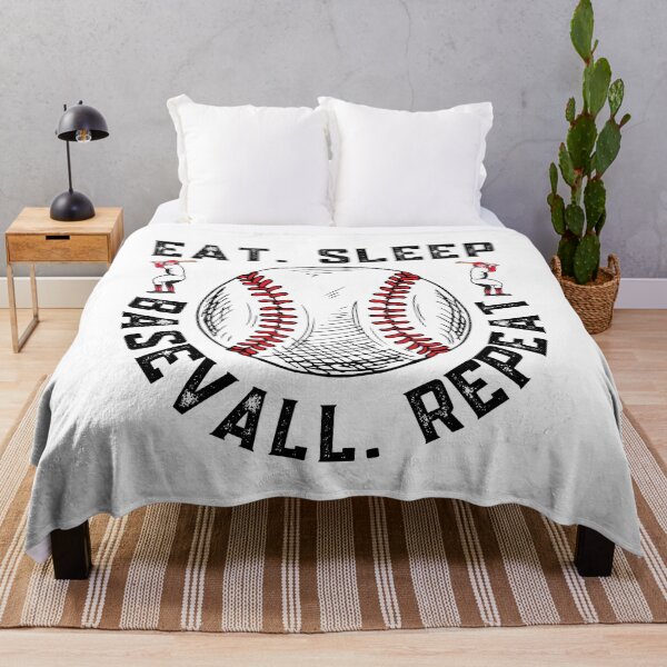 Item preview, Eat Sleep Baseball Repeat designed and sold by Sutra-Lotus-Co.