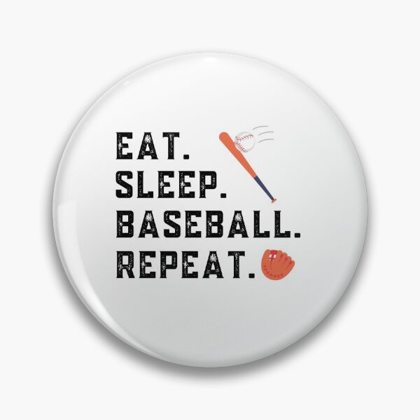 Item preview, Eat Sleep Baseball Repeat designed and sold by Sutra-Lotus-Co.