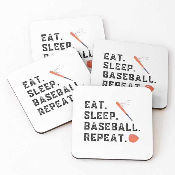 Item preview, Eat Sleep Baseball Repeat designed and sold by Sutra-Lotus-Co.