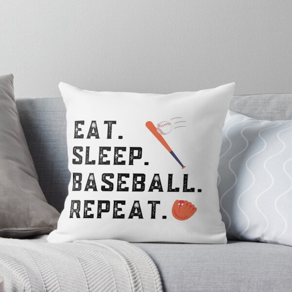 Item preview, Eat Sleep Baseball Repeat designed and sold by Sutra-Lotus-Co.