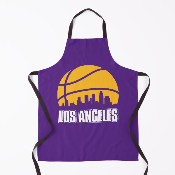 Artikelvorschau, Retro Lakers Basketball LA Stadt Skyline entworfen und verkauft von pixeljamz.