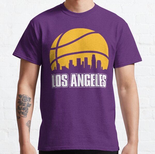 Los Angeles Lakers Basketball 1947 Shirt, Los Angeles Skyline