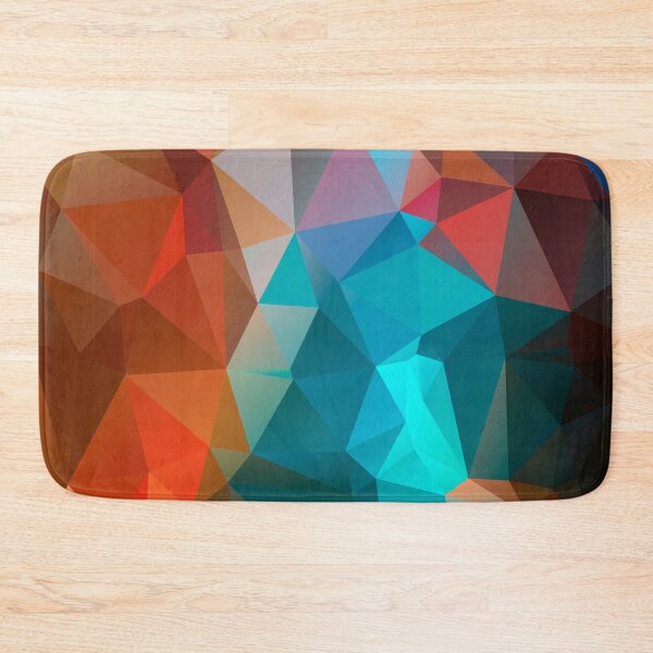 Item preview, Abstract bright background of triangles polygon print illustration designed and sold by fuzzyfox.