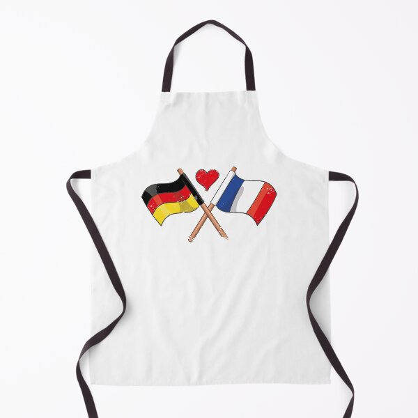 Item preview, I Love France Germany Flag Heart Banner Gift Idea designed and sold by teeseeds.