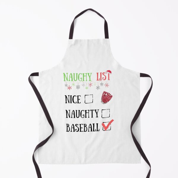 Item preview, NIce Naughty Basebal Christmas Pajama designed and sold by Sutra-Lotus-Co.