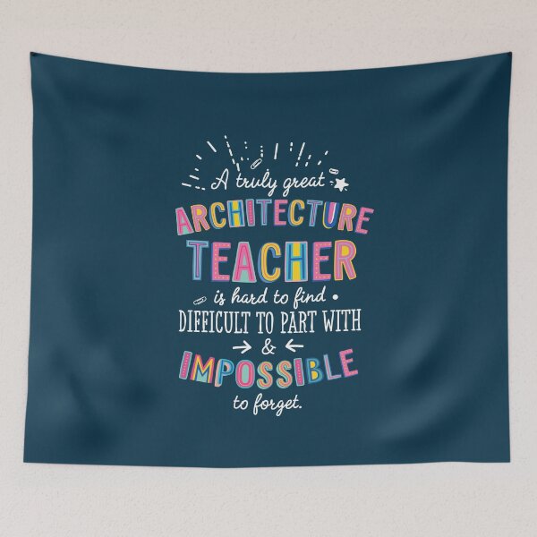Artikelvorschau, A truly Great Architecture Teacher Gift - Impossible to forget entworfen und verkauft von betternotes.