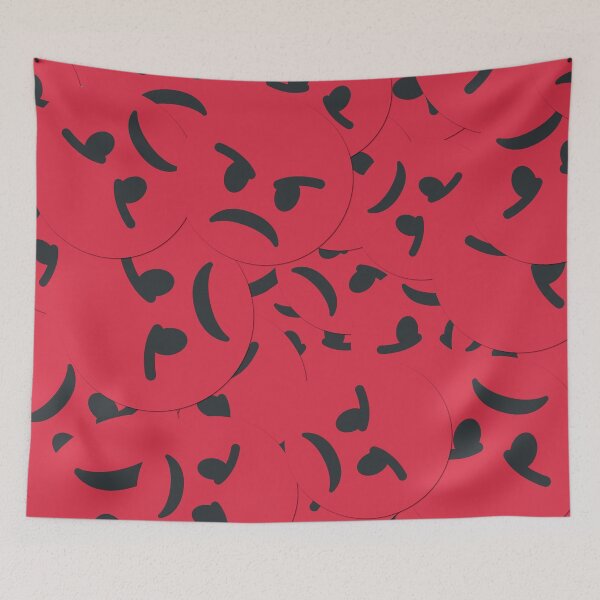 Item preview, Red Angry Face designed and sold by Stitchmoji.