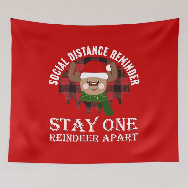 Item preview, Stay One Reindeer Apart designed and sold by Piztees.
