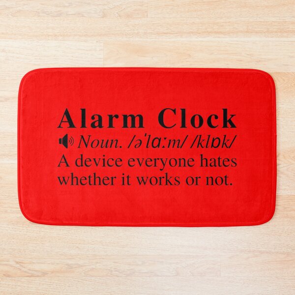 Item preview, Funny Alarm Clock Definition designed and sold by mind-illusions.