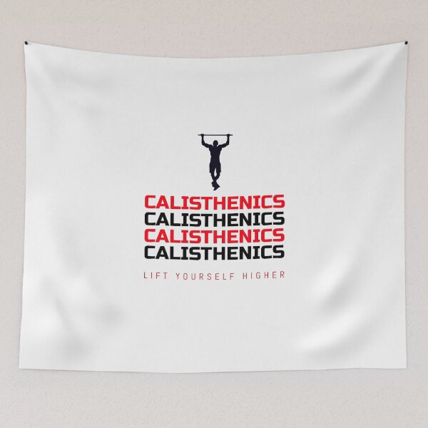 Item preview,  Calisthenics x4 Lift Yourself Higher Fitness and Crossfit tee designed and sold by SacredsDesigns.