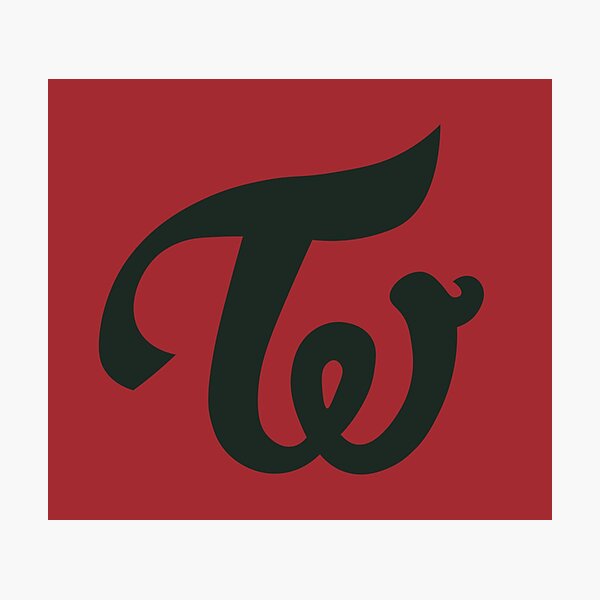 Twice Logo Dance The Night Away Photographic Print By Sirenscalling Redbubble