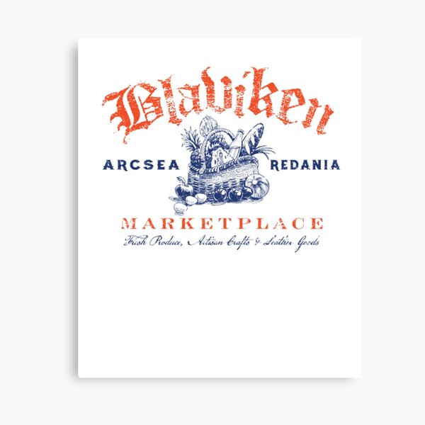 Vista previa del artículo con la obra «Mercado Blaviken», diseñado y vendido por A Little Bit of  Everything.