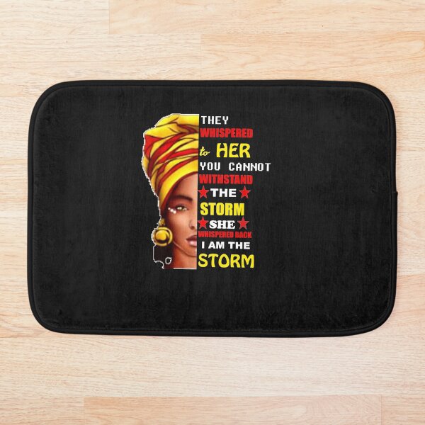 Aperçu de l'œuvre  Chemise du mois de l'histoire noire T-shirt femme africaine Afro je suis la tempête créée et vendue par Hamo27.