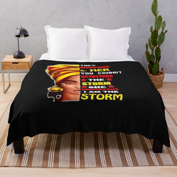 Item preview,  Black History Month Shirt African Woman Afro I Am The Storm T-Shirt designed and sold by Hamo27.