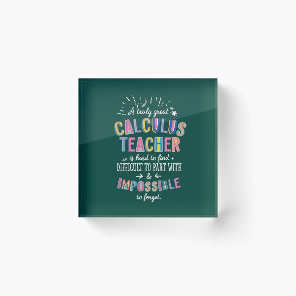 Item preview, A truly Great Calculus Teacher Gift - Impossible to forget designed and sold by betternotes.