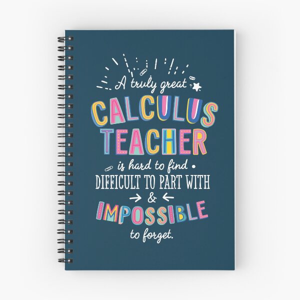 Item preview, A truly Great Calculus Teacher Gift - Impossible to forget designed and sold by betternotes.
