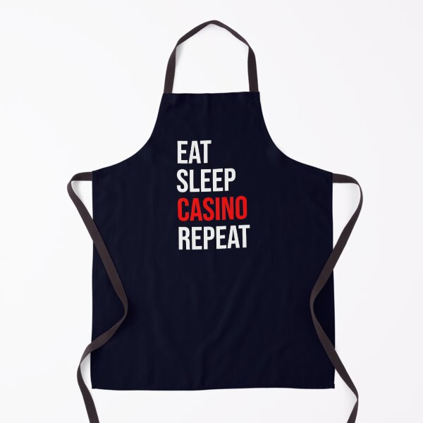 Item preview, Eat Sleep Casino Repeat designed and sold by CatArtStore.
