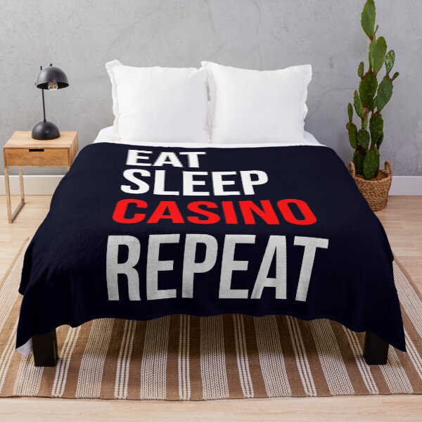 Item preview, Eat Sleep Casino Repeat designed and sold by CatArtStore.