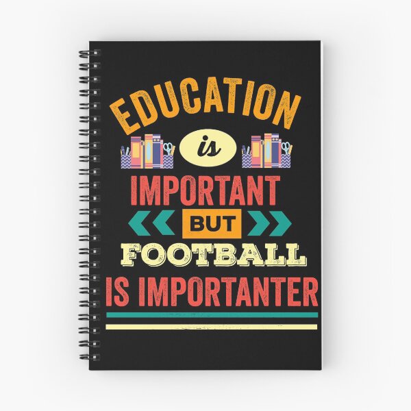 Item preview, Education is important but football is importanter  designed and sold by Designhub14.