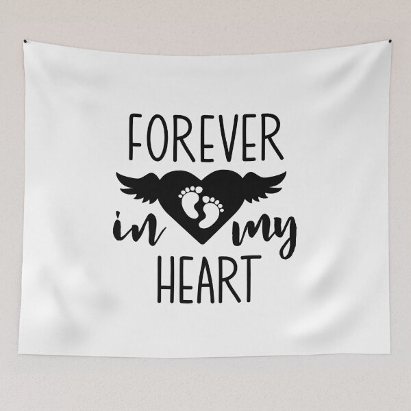 Item preview, Deceased Baby Love Heart Sorrow Farewell Death designed and sold by teeseeds.