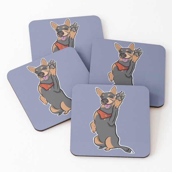 Item preview, Lefty Cattle Dog High Five designed and sold by alttabstudio.