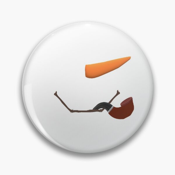 Item preview, Smiling Snowman Face with Carrot Nose, Pipe and Twig Mouth designed and sold by ArtByLM.